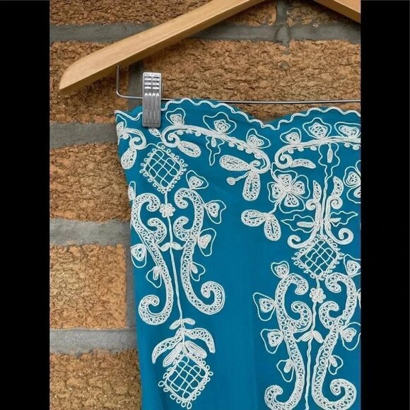 TANIA MOHAN TABLA GODDESS SILK SHORT DRESS XS - Picture 4 of 14